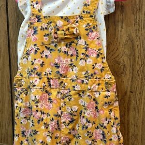 Little lass 2 piece floral jumper